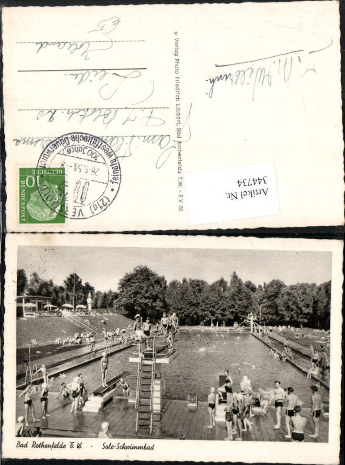 344734,Bad Rothenfelde Sole Schwimmbad Freibad Sprungbrett