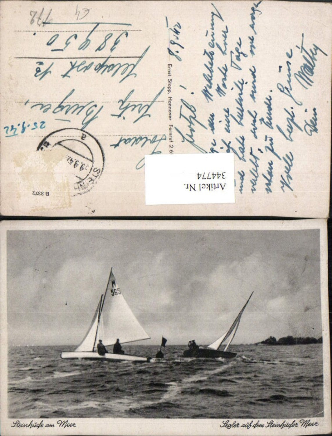 344774,Steinhude am Meer Segler Segelboote