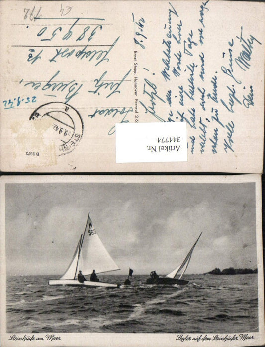 344774,Steinhude am Meer Segler Segelboote