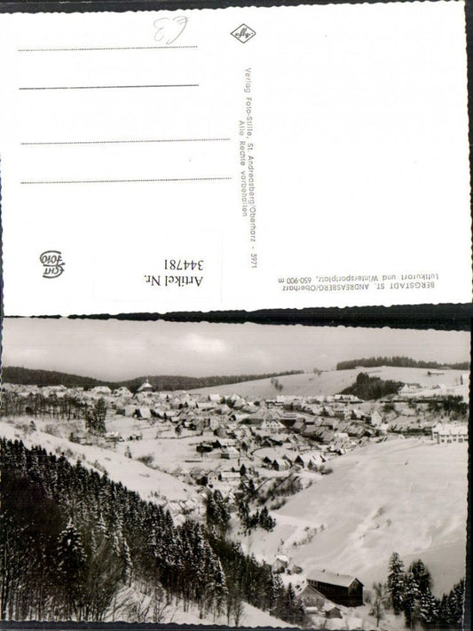 344781,St. Andreasberg im Oberharz Totale Winterbild