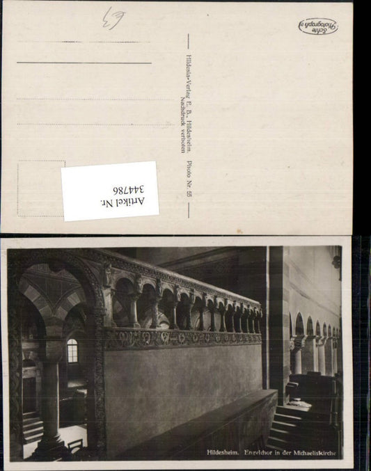 344786,Hildesheim Engelchor in der Michaeliskirche Kirche