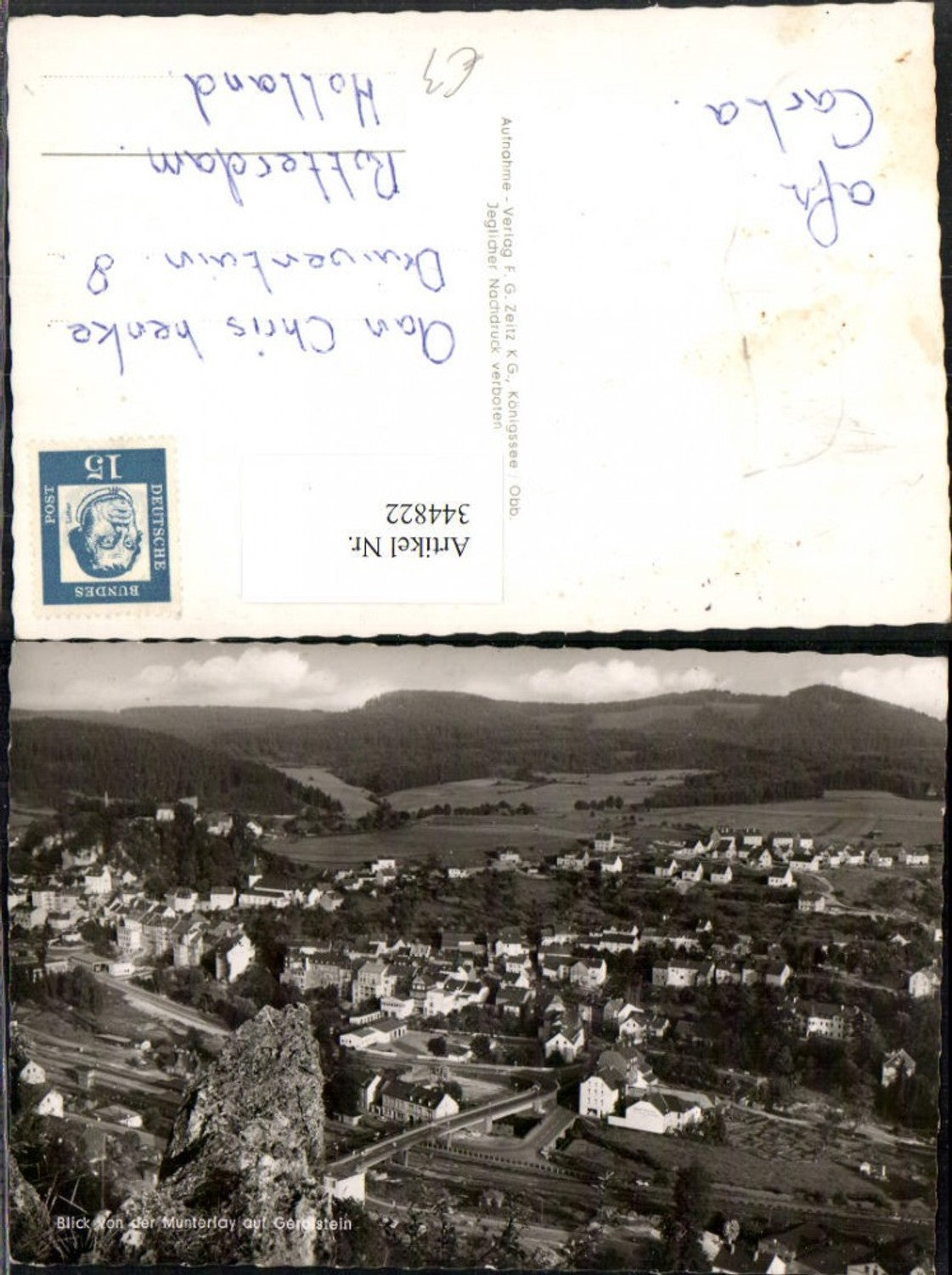 344822,Blick von der Munterlay auf Gerolstein Totale