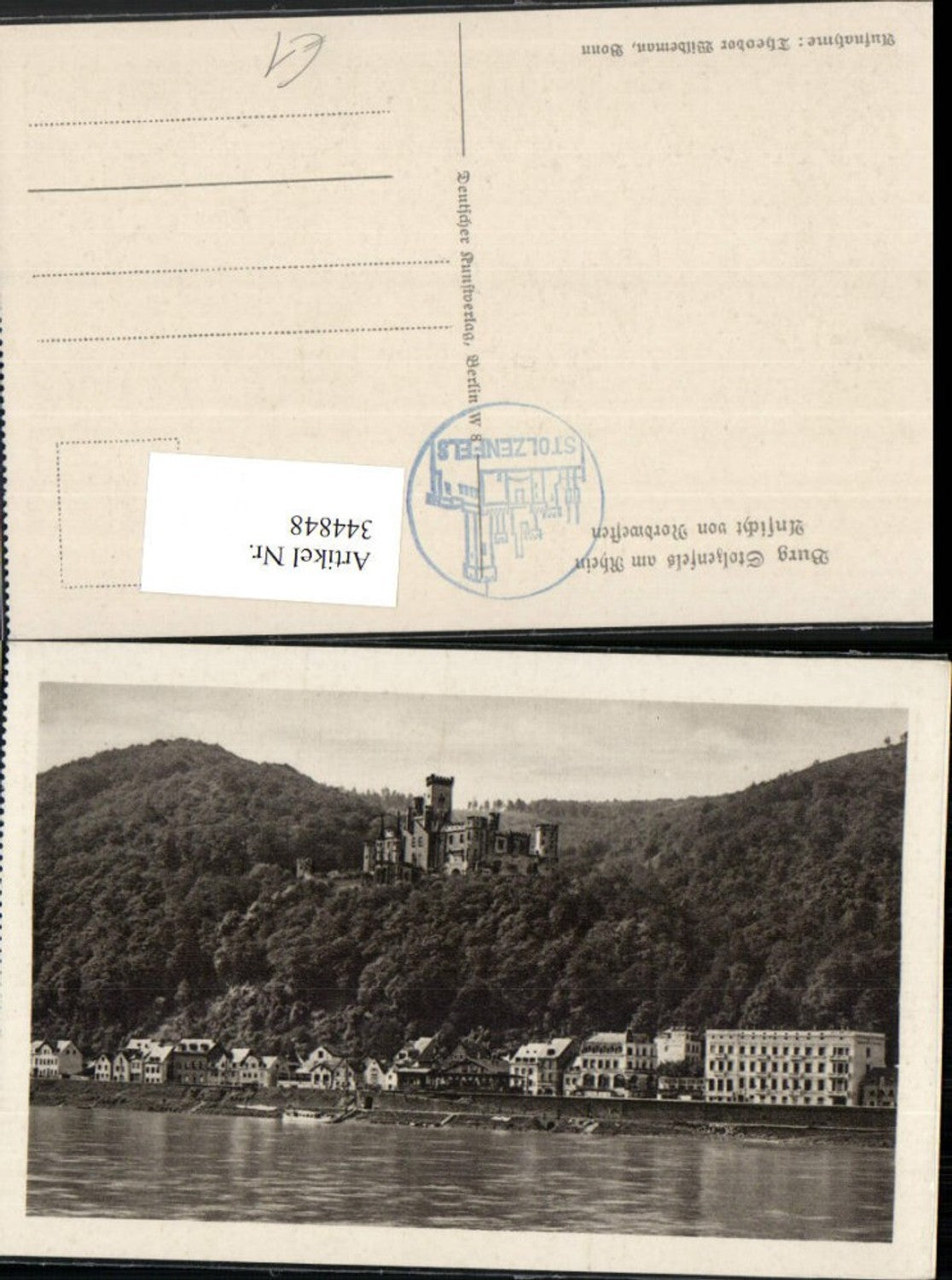 344848,Koblenz Schoss Burg Stolzenfels am Rhein