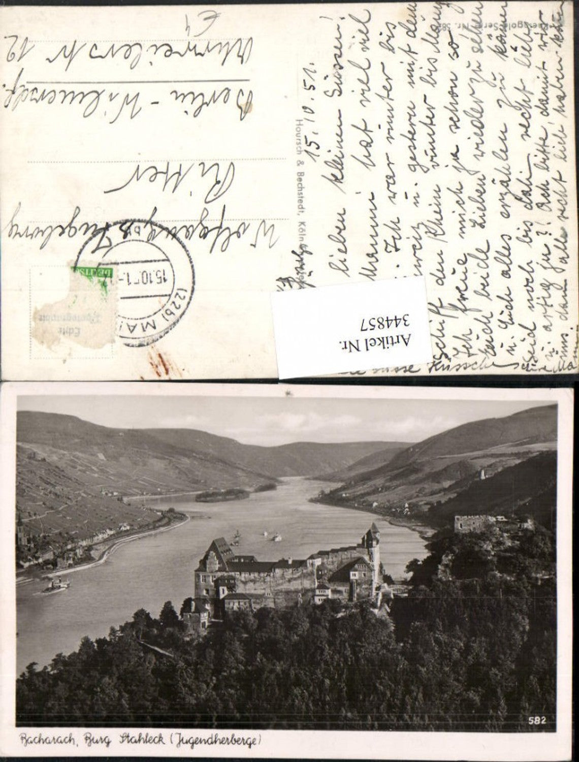 344857,Bacharach Burg Stahleck Jugendherberge