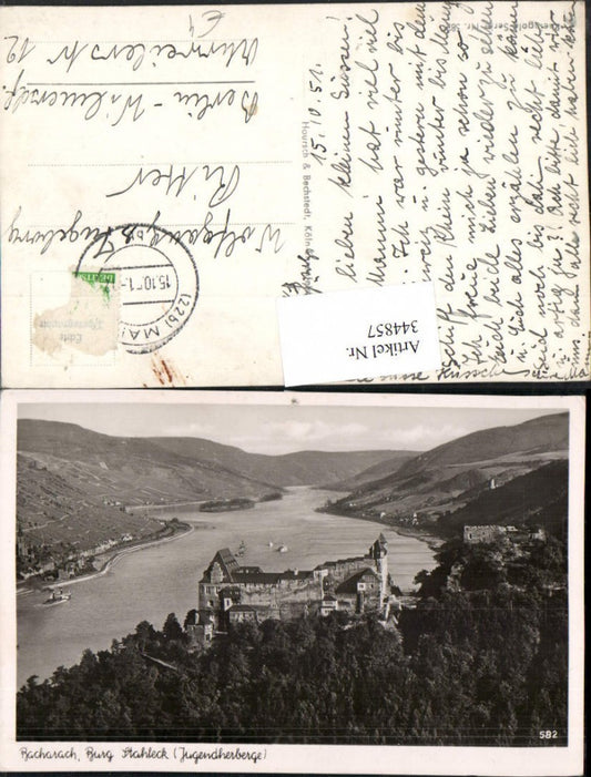 344857,Bacharach Burg Stahleck Jugendherberge