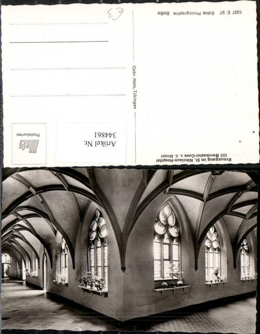 344861,Bernkastel-Kues an d. Mosel St. Nikolaus-Hospital Kreuzgang