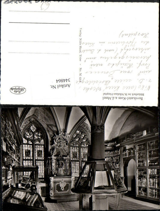 344864,Bernkastel-Kues an d. Mosel Bibliothek im St. Nikolaus-Hospital