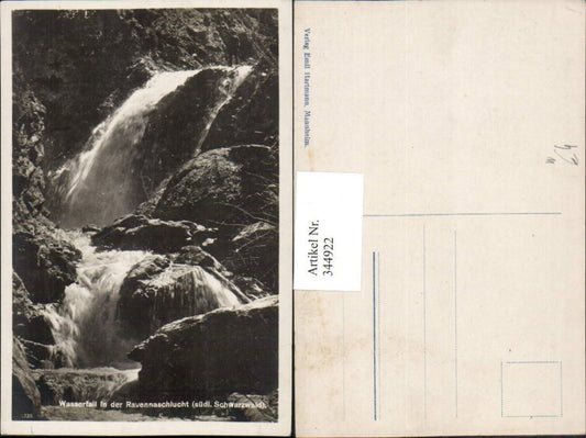 344922,Wasserfall in der Ravennaschlucht b. Breitenau im Schwarzwald