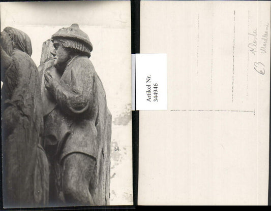 344946, Photo AK Maulbronn Monastery Statue