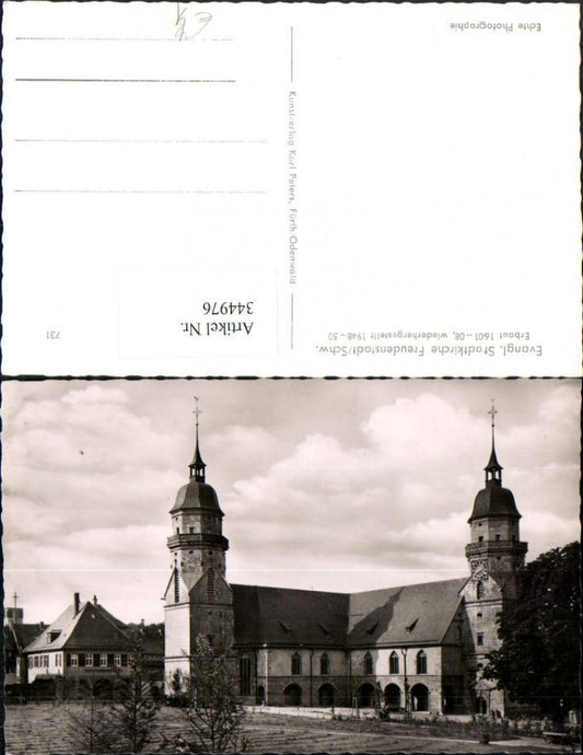 344976, Freudenstadt in the Black Forest, Evangelical City Church