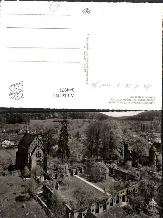 344977, Hirsau in the Black Forest, Monastery Church with Hunting Lodge and Owl Tower