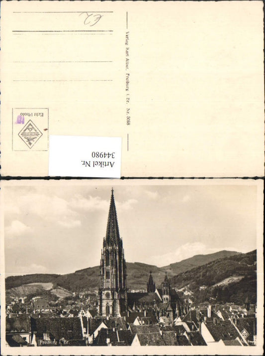 344980, Freiburg im Breisgau, partial view with Münster church
