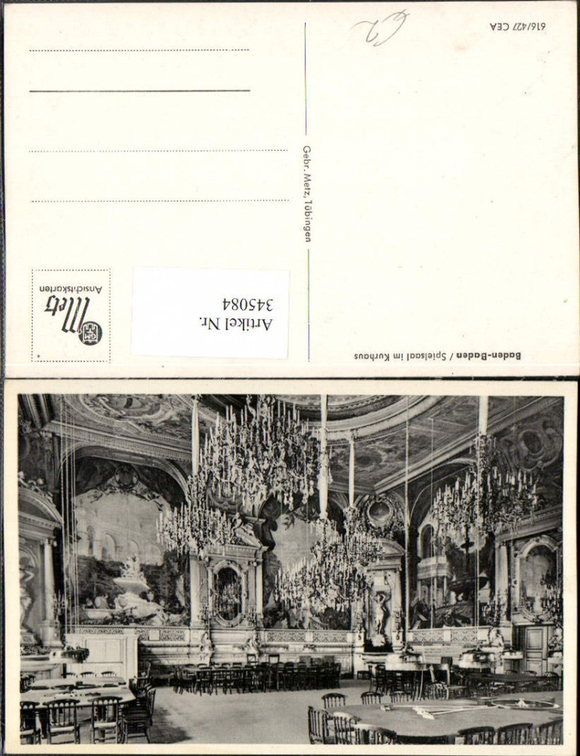 345084,Baden-Baden Spielsaal im Kurhaus