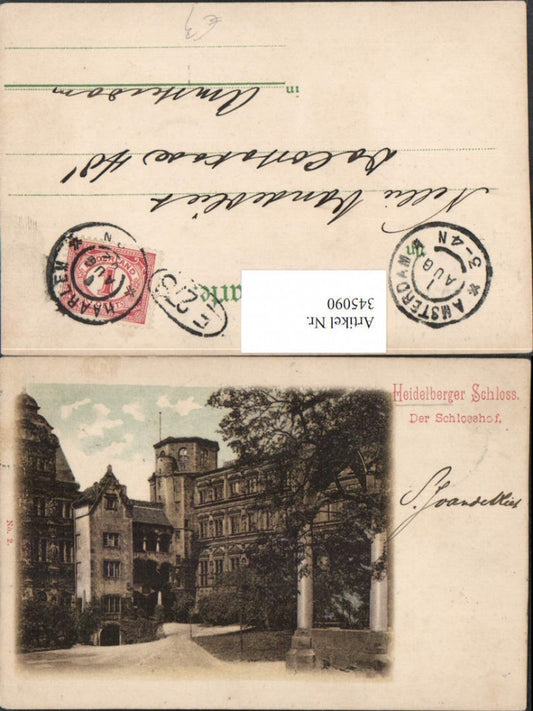 345090,Heidelberg Schloss Schlosshof