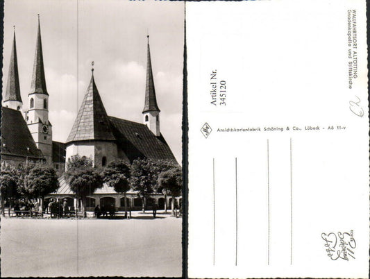 345120,Altötting Gnadenkapelle u. Stiftskirche Kirche