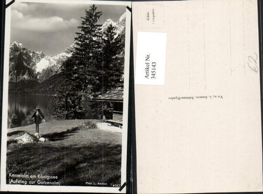 345143,Kesselalm am Königssee b. Schönau Bergkulisse