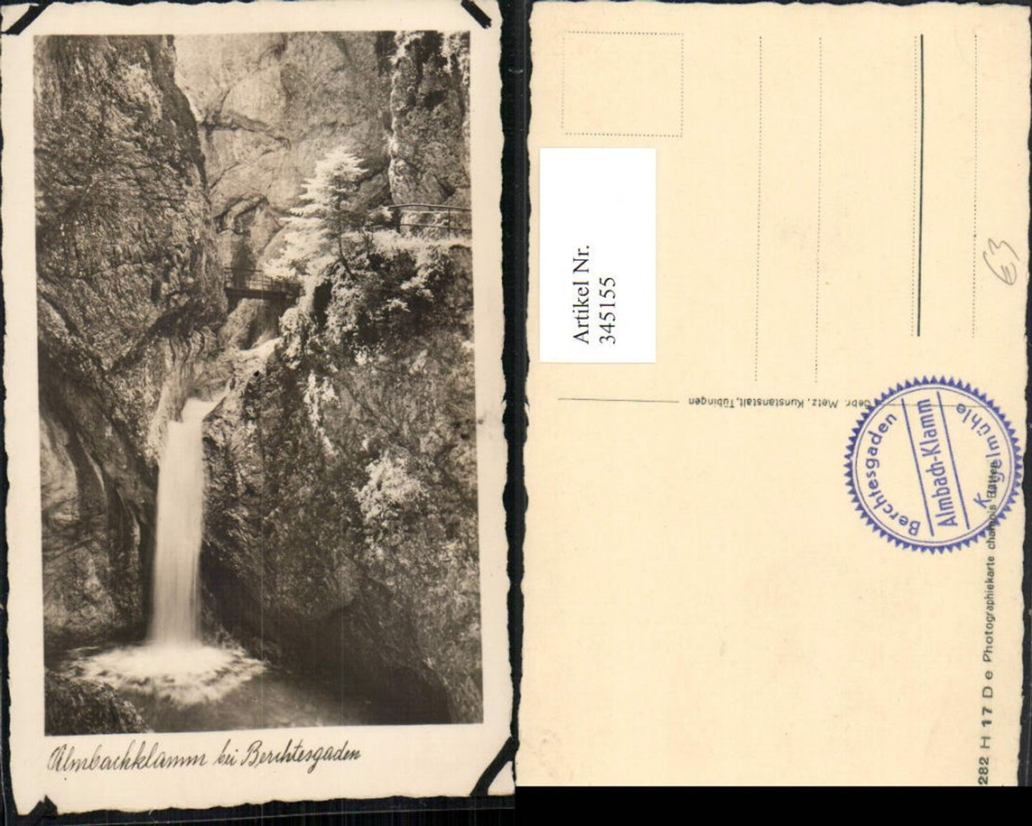 345155,Almbachklamm Klamm b. Berchtesgaden Wasserfall