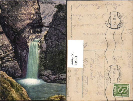 345174,Almbachklamm Klamm b. Maria Gern Wasserfall pub Purger & Co 14974
