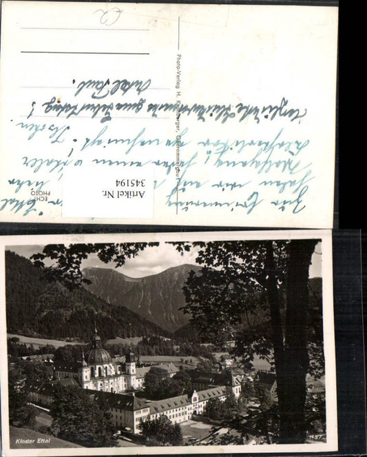 345194,Kloster Ettal Bergkulisse