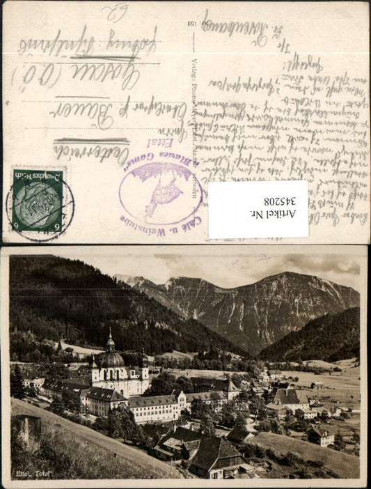 345208,Ettal Totale m. Kloster Bergkulisse