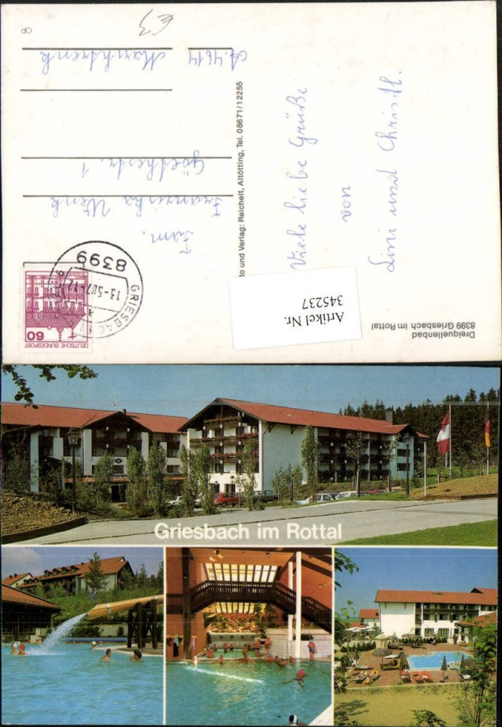 345237,Griesbach im Rottal Dreiquellenbad Mehrbildkarte