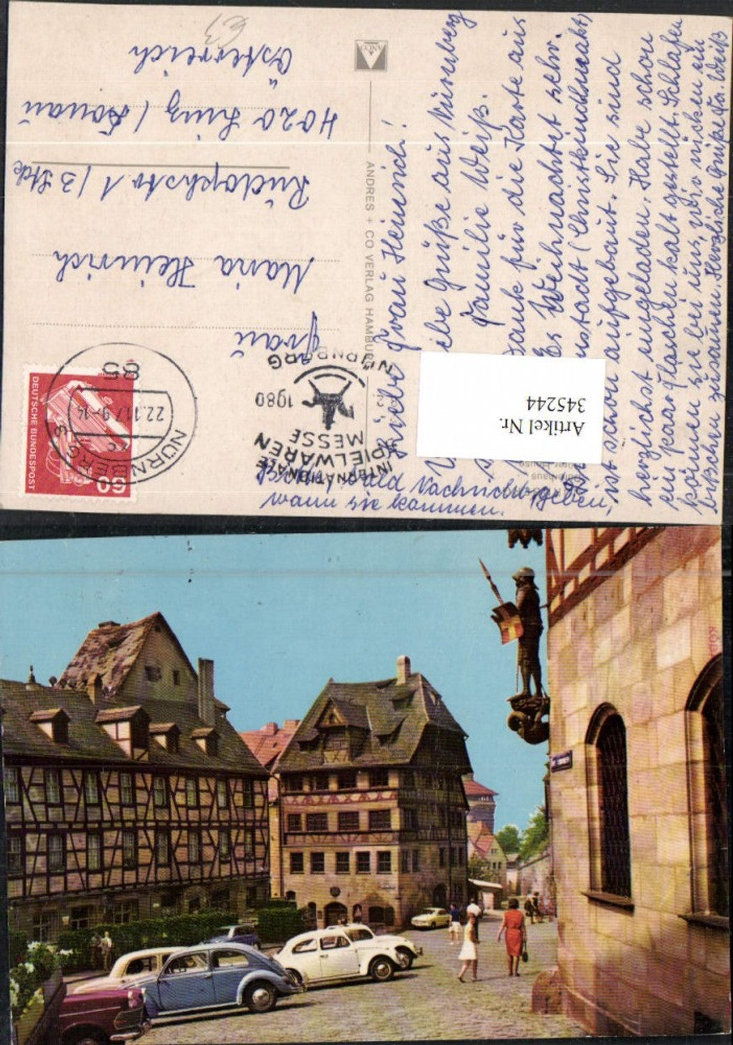 345244,Nürnberg Dürerhaus Straßenansicht