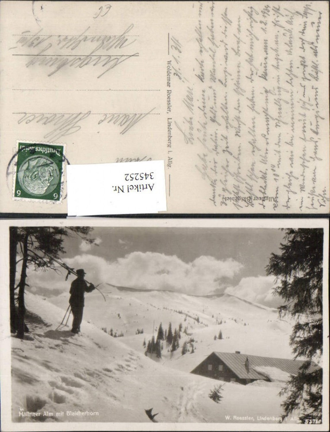 345252,Höllritzer Alm m. Blaicherhorn b. Blaibach Bergkulisse Winterbild