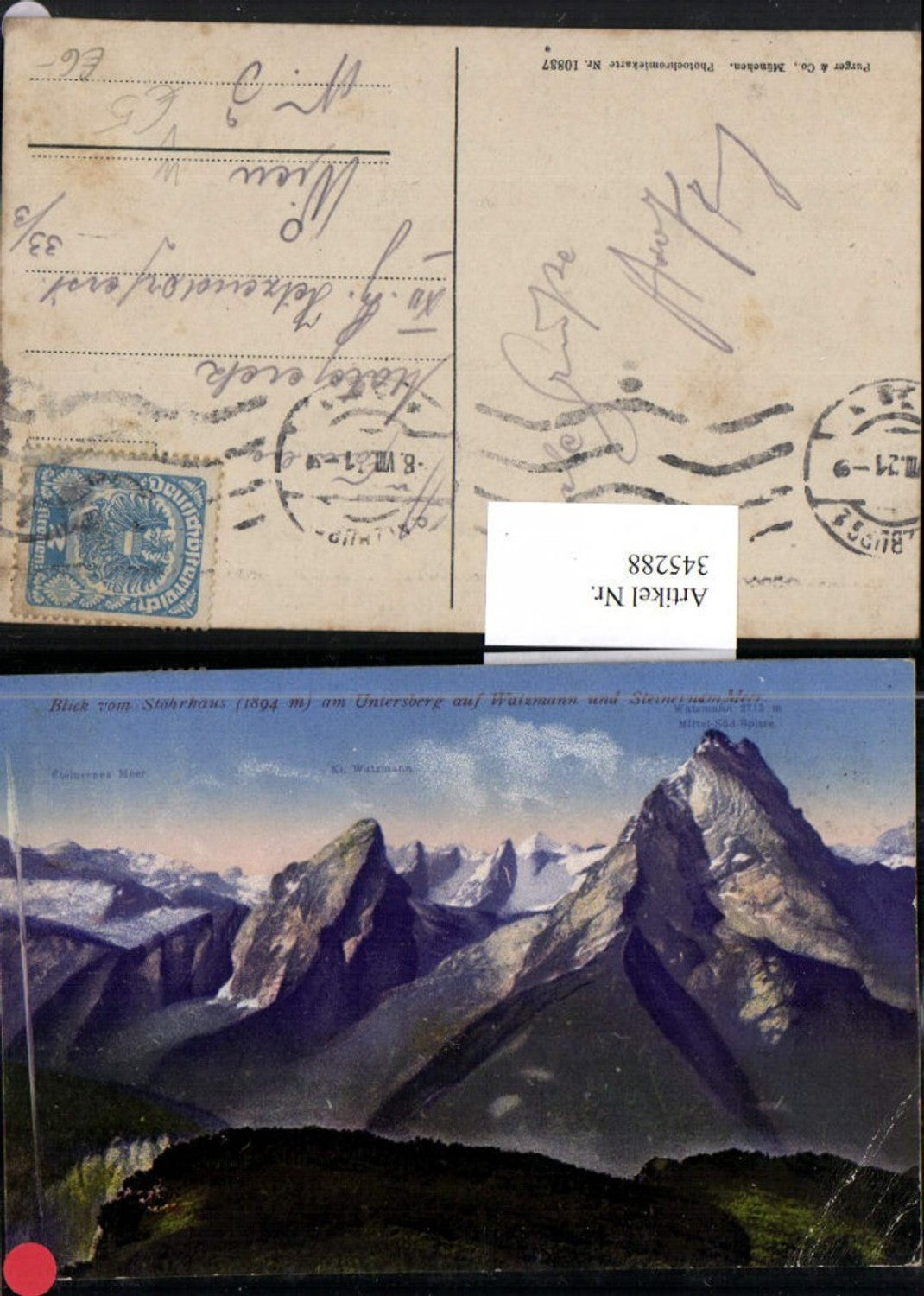345288,Blick vom Stöhrhaus am Untersberg b. Marktschellenberg Bergkulisse pub Purger & Co 10837