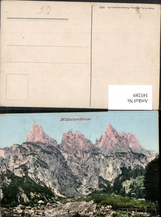 345289,Mühlsturzhörner b. Ramsau Bergkulisse pub Purger & Co 5979