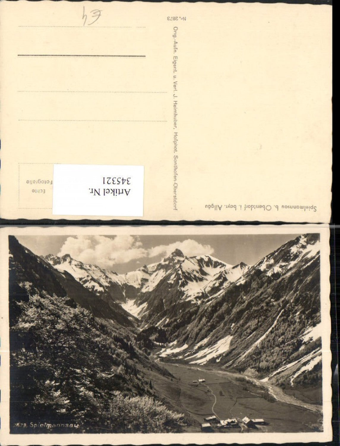 345321,Spielmannsau b. Oberstdorf im Allgäu Bergkulisse