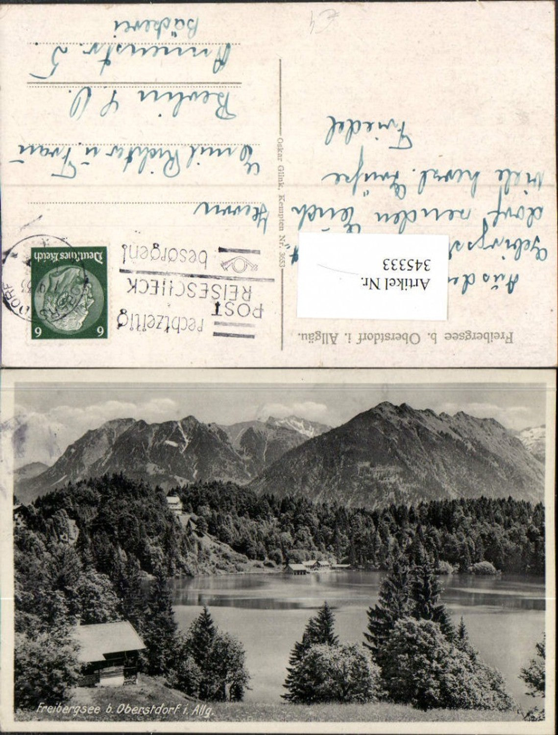 345333,Freibergsee See b. Oberstdorf im Allgäu Bergkulisse