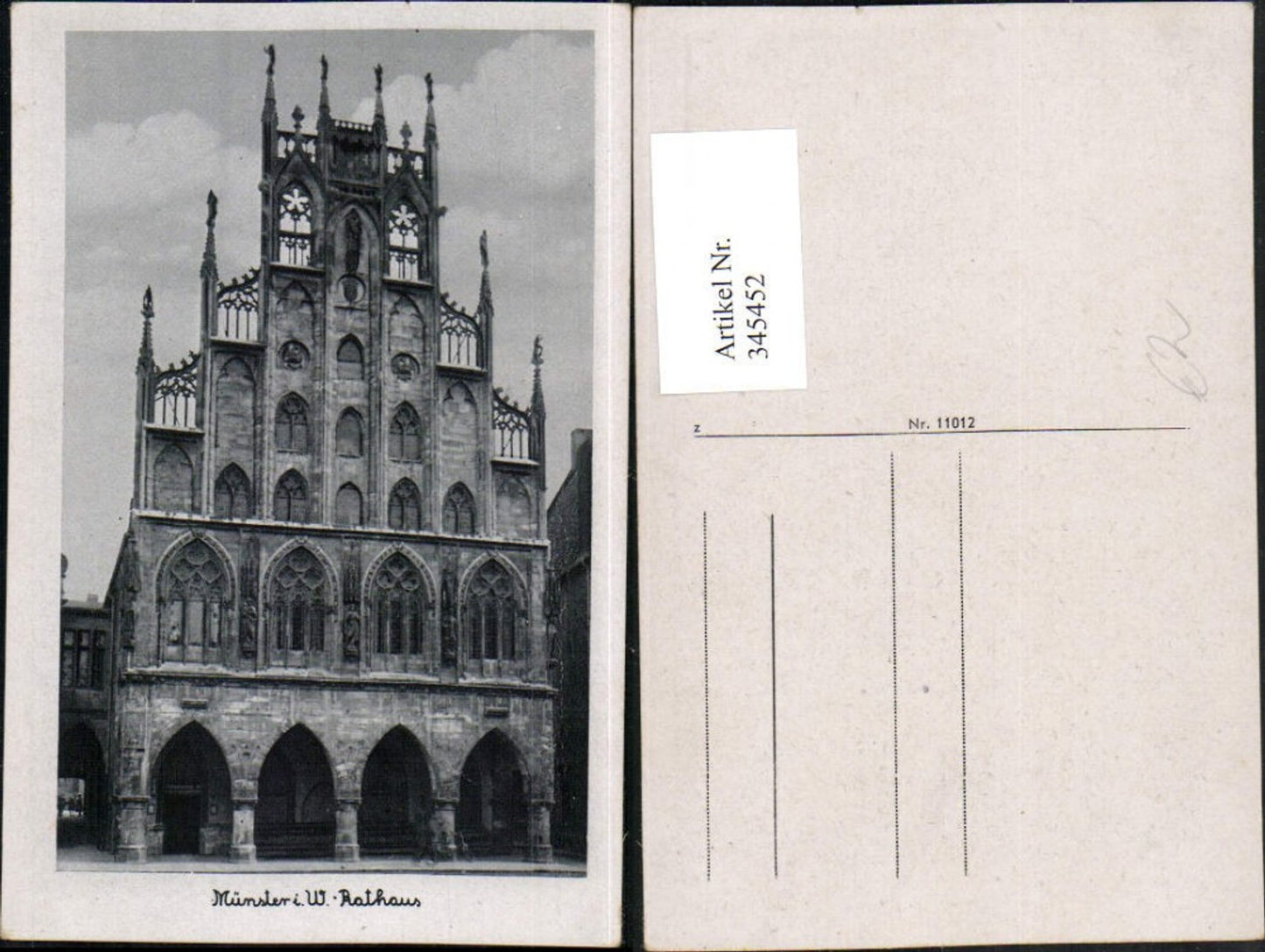 345452,Münster in Westfalen Rathaus