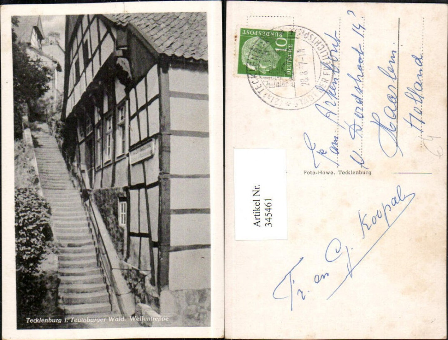 345461,Tecklenburg im Teutoburger Wald Wellentreppe Stiegen