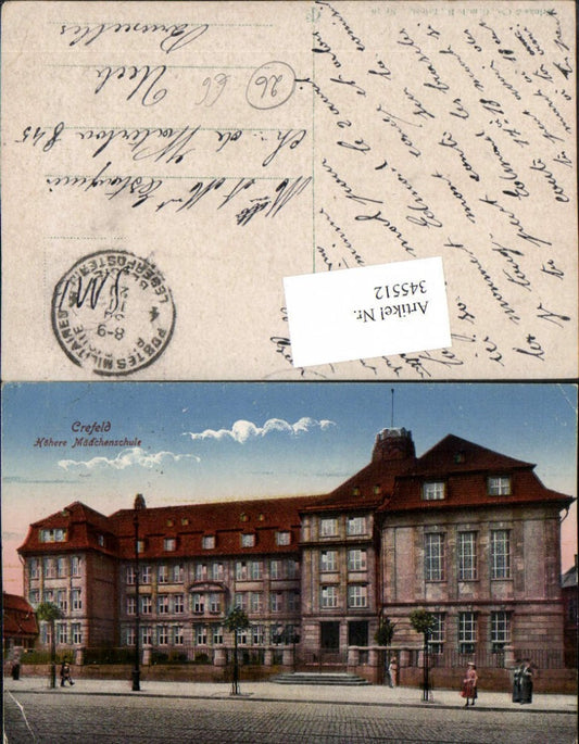 345512,Crefeld Krefeld Höhere Mädchenschule Schulgebäude