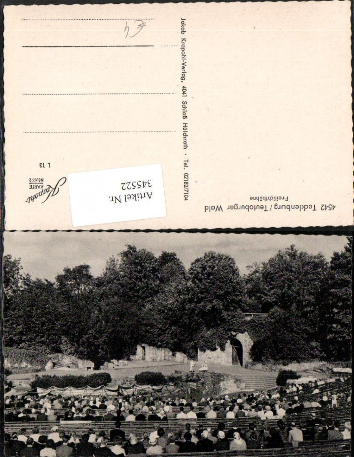 345522,Tecklenburg im Teutoburger Wald Freilichtbühne Amphitheater