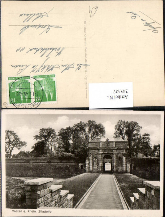 345527,Wesel am Rhein Zitadelle Bogen Tor