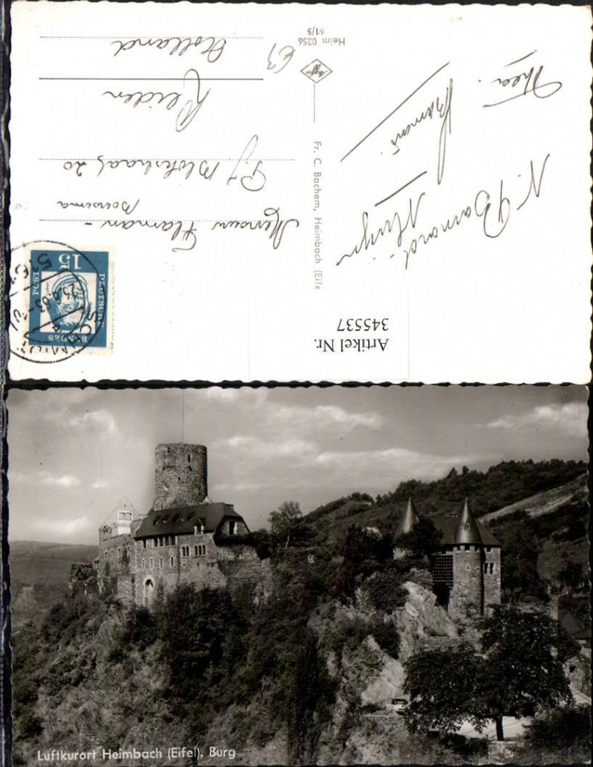 345537,Heimbach in d.Eifel Burg