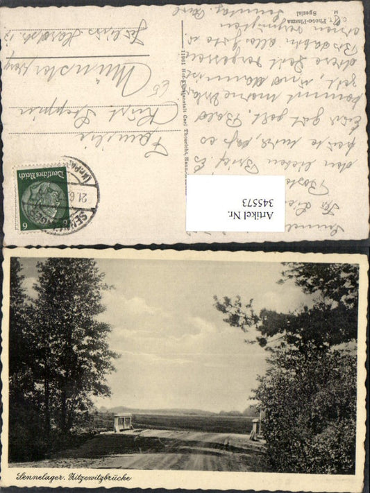 345573,Paderborn Sennelager Zitzewitzbrücke Brücke Straße