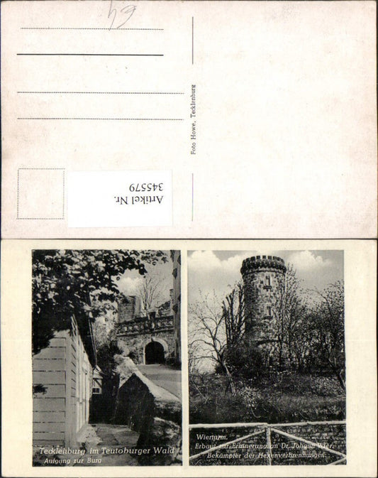 345579,Tecklenburg im Teutoburger Wald Aufgang zur Burg Wierturm Mehrbildkarte