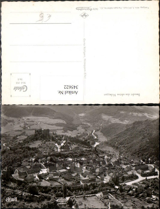 345622,Nideggen Totale Fliegeraufnahme