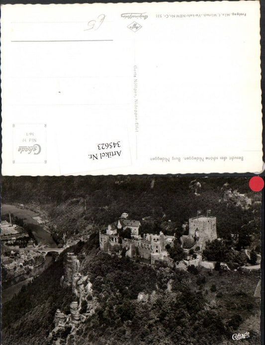 345623,Nideggen Burg Fliegeraufnahme