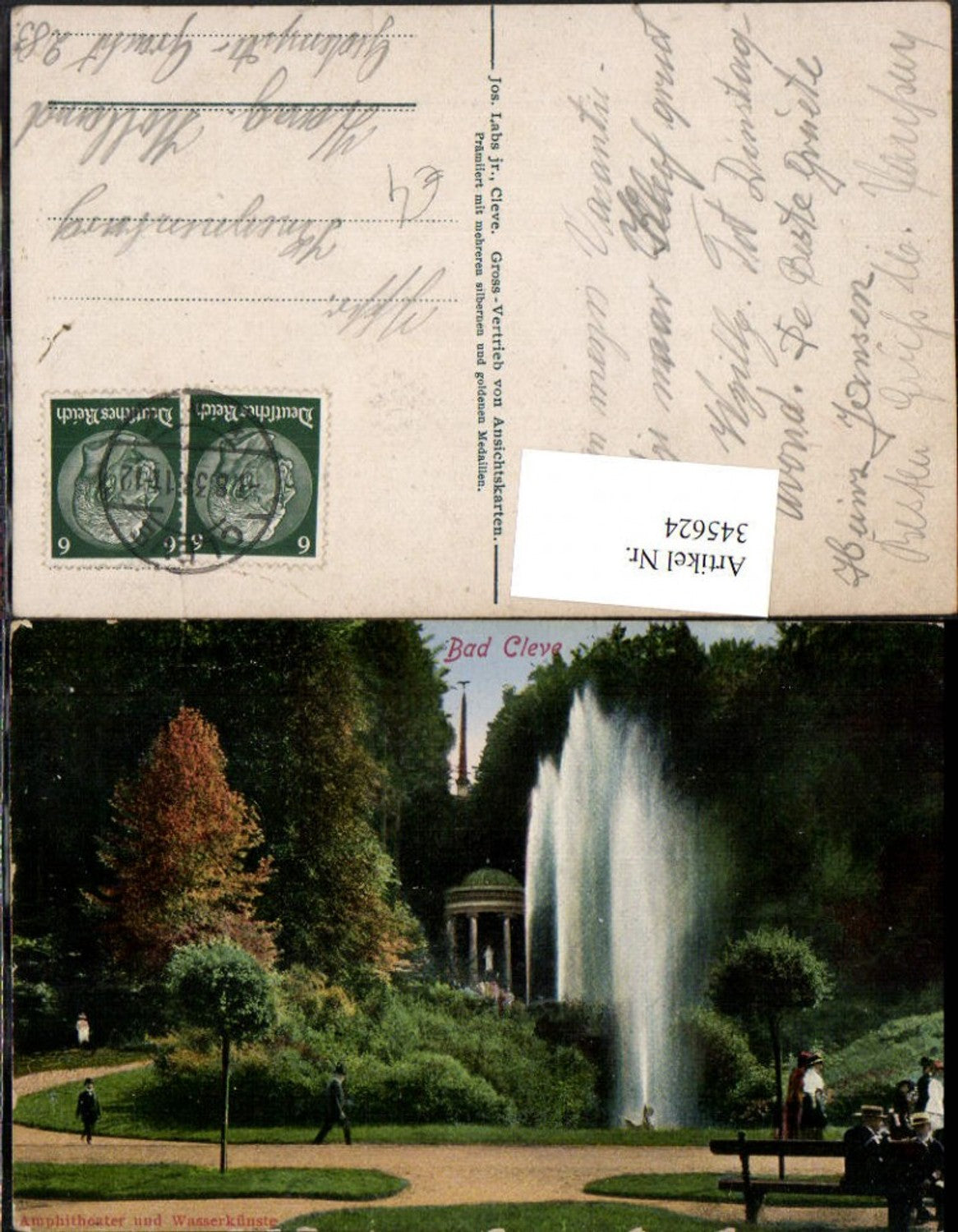 345624,Bad Cleve Kleve Amphitheater Wasserkünste Fontäne Tempel