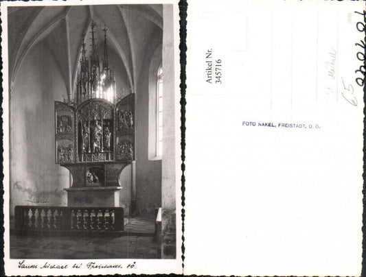 345716,Sankt Michael b. Freistadt Kirche Innenansicht Altar