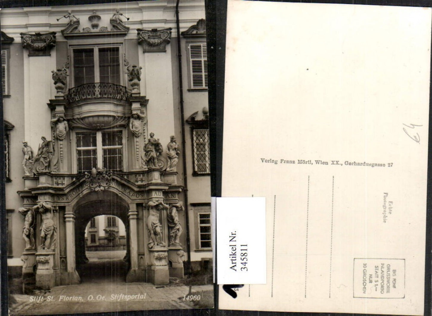 345811,Stift St. Florian Stiftsportal Portal