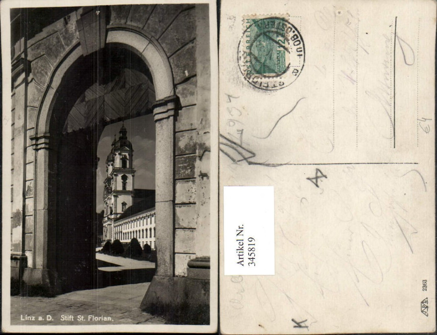 345819,Linz an d. Donau Stift St. Florian