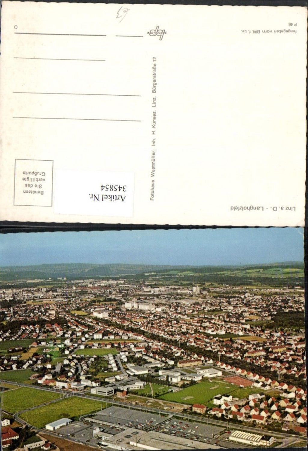 345854,Linz an d. Donau Langholzfeld Totale