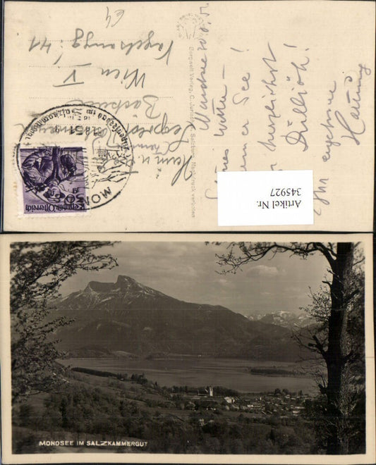 345927,Mondsee Totale Bergkulisse