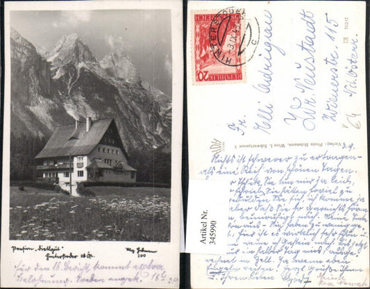 345990,Hinterstoder Pension Dietlgut Bergkulisse pub Foto Hubmann 200