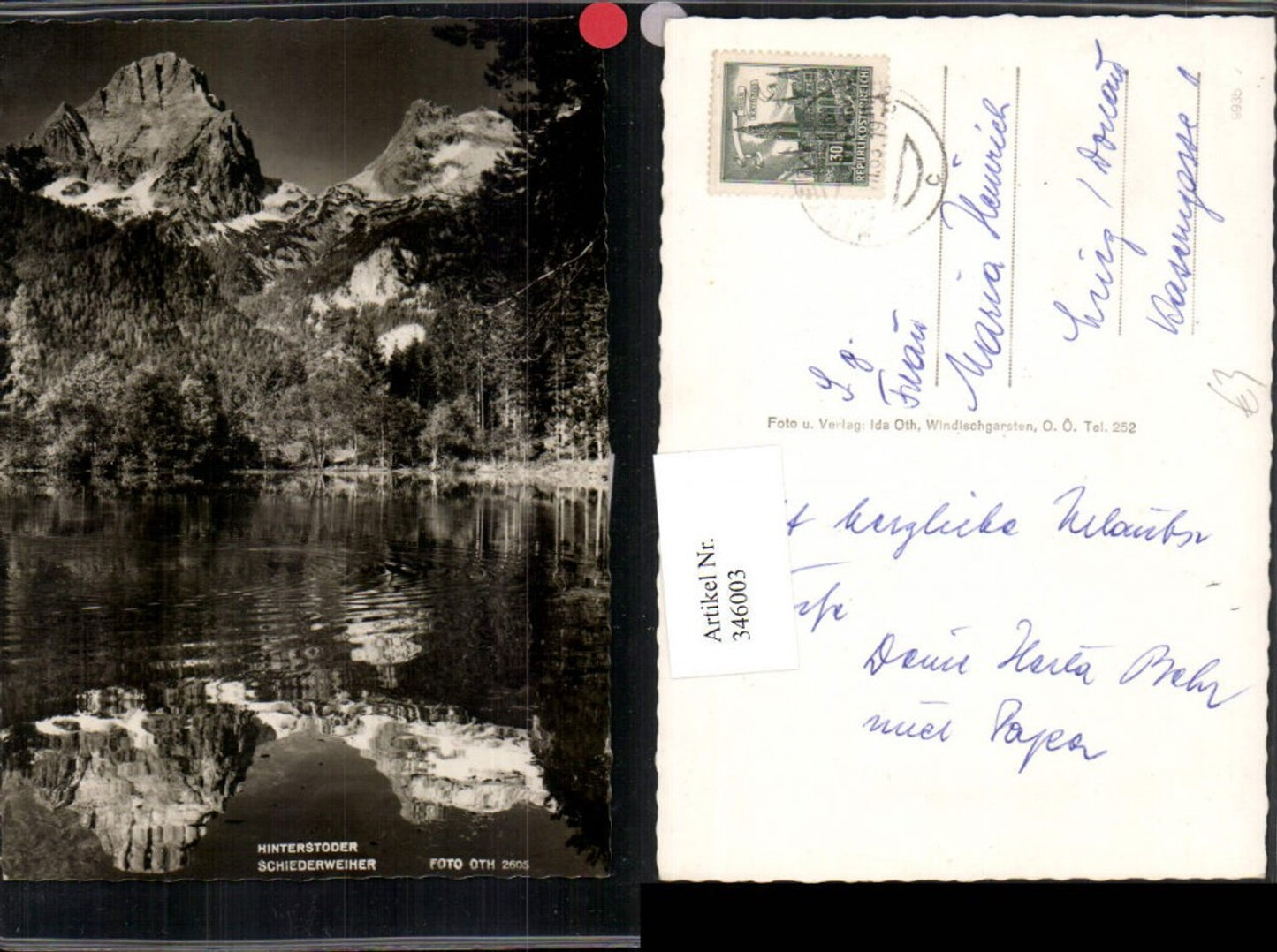 346003,Hinterstoder Schiederweiher See Bergkulisse pub Foto Oth 2605