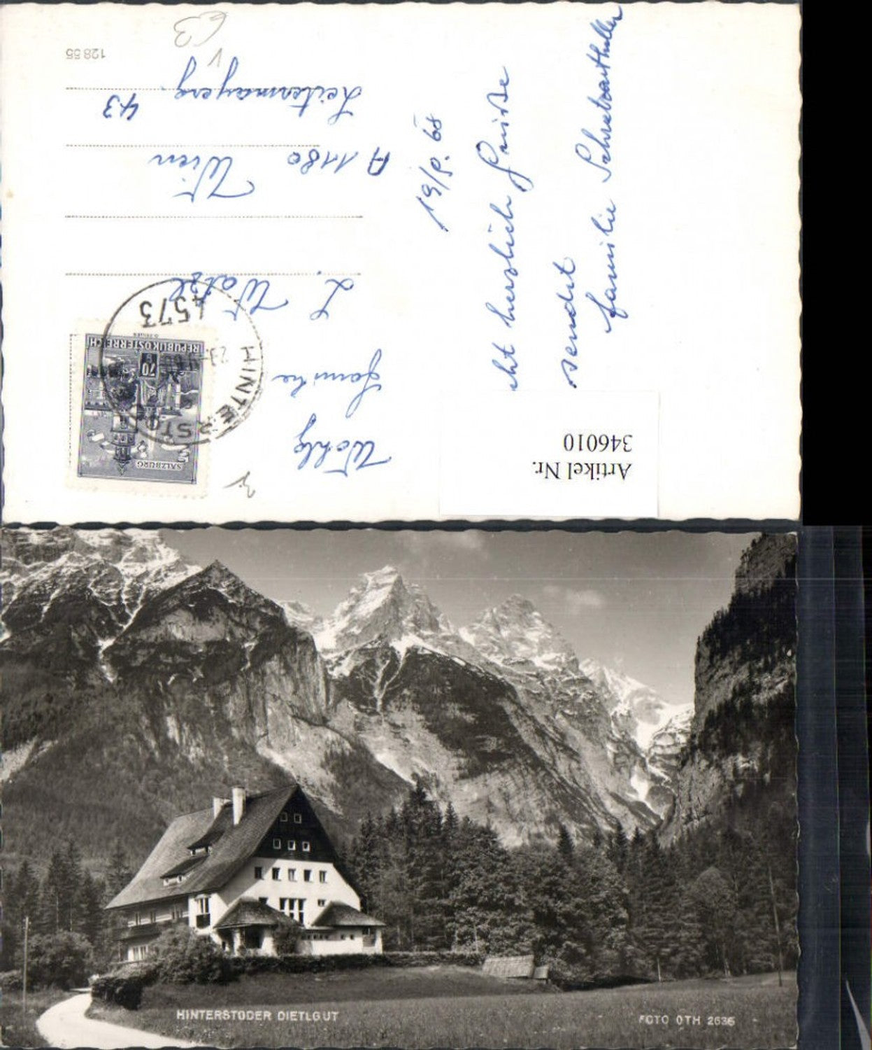 346010,Hinterstoder Dietlgut Bergkulisse pub Foto Oth 2636